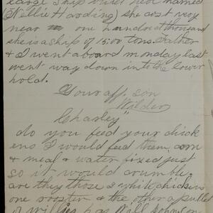 a page of handwritten text