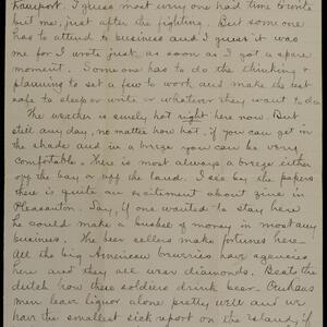 a page of handwritten text