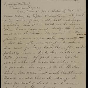 a page of handwritten text