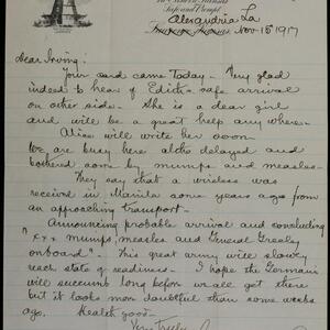 a page of handwritten text