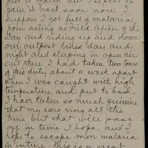 a page of handwritten text