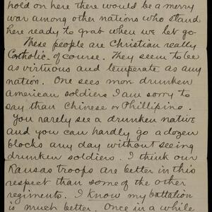 a page of handwritten text