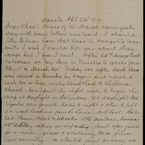 a page of handwritten text