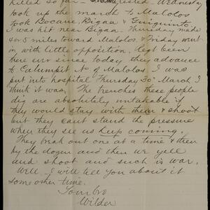 a page of handwritten text