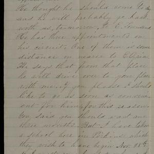 a page of handwritten text
