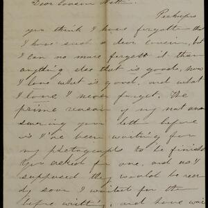 a page of handwritten text