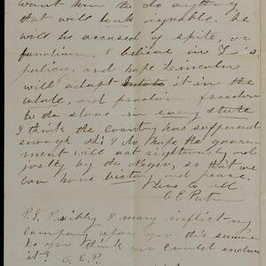a page of handwritten text