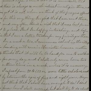a page of handwritten text