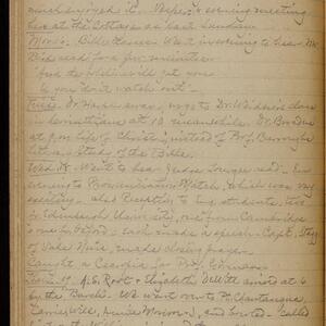 a page of handwritten text