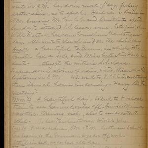 a page of handwritten text