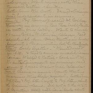 a page of handwritten text