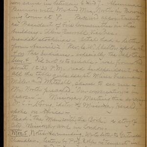 a page of handwritten text