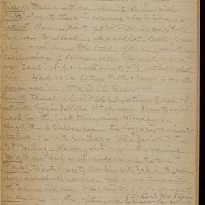 a page of handwritten text