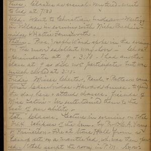 a page of handwritten text