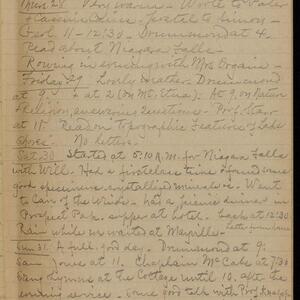 a page of handwritten text