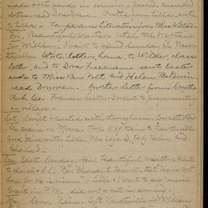 a page of handwritten text