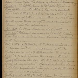 a page of handwritten text