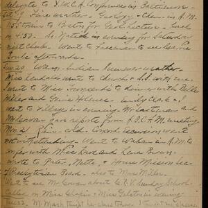 a page of handwritten text