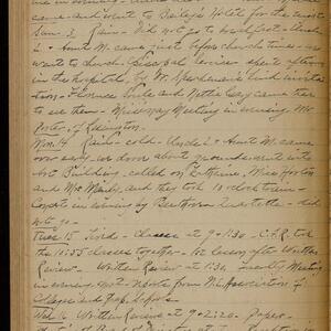 a page of handwritten text