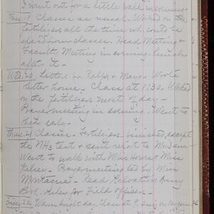 a page of handwritten text