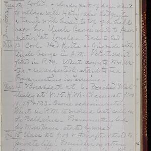 a page of handwritten text