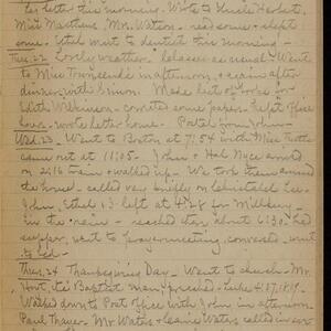 a page of handwritten text