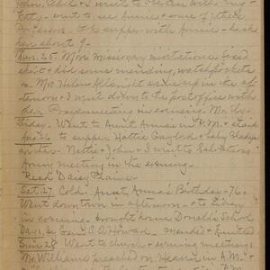 a page of handwritten text