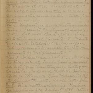 a page of handwritten text