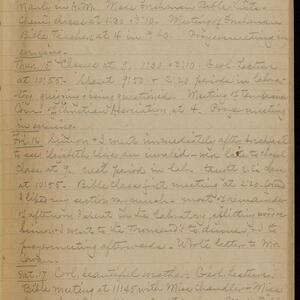 a page of handwritten text