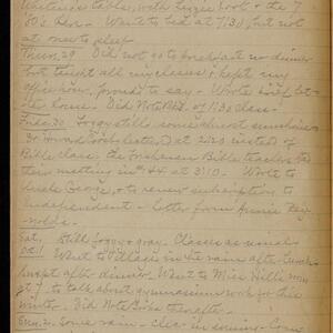 a page of handwritten text