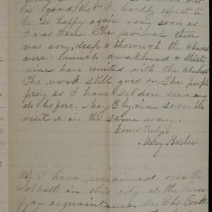 a page of handwritten text