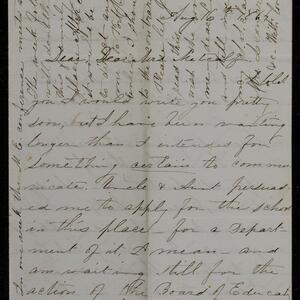 a page of handwritten text