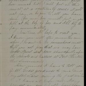 a page of handwritten text