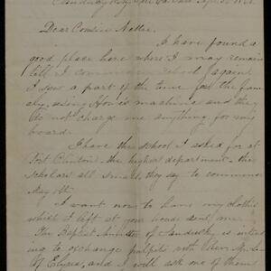 a page of handwritten text