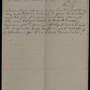 a page of handwritten text