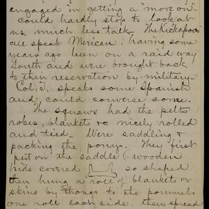 a page of handwritten text