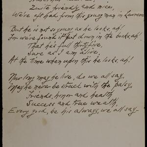 a page of handwritten text