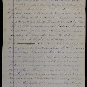 a page of handwritten text