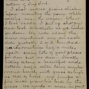 a page of handwritten text