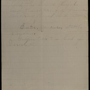 a page of handwritten text