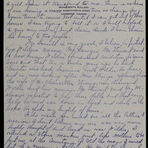 a page of handwritten text