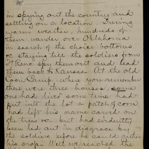 a page of handwritten text