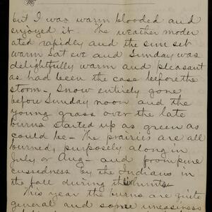 a page of handwritten text