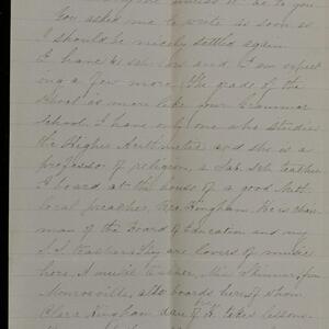 a page of handwritten text