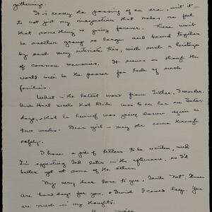 a page of handwritten text