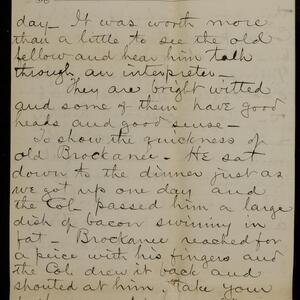a page of handwritten text