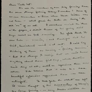 a page of handwritten text