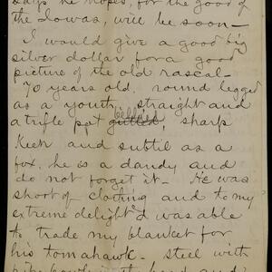 a page of handwritten text