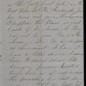 a page of handwritten text