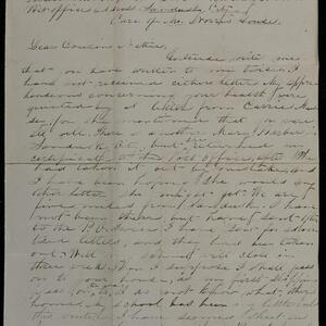 a page of handwritten text